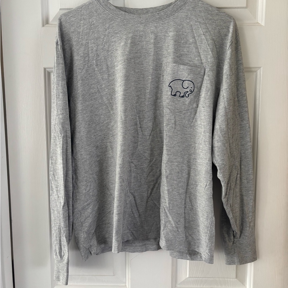 Ivory Ella Heather Gray Long Sleeve Shirt